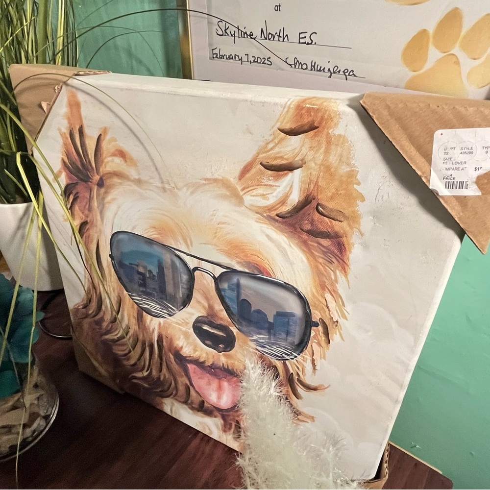 Stylish Dog with Sunglasses Art Painting, beutyfull - Picture 8 of 16